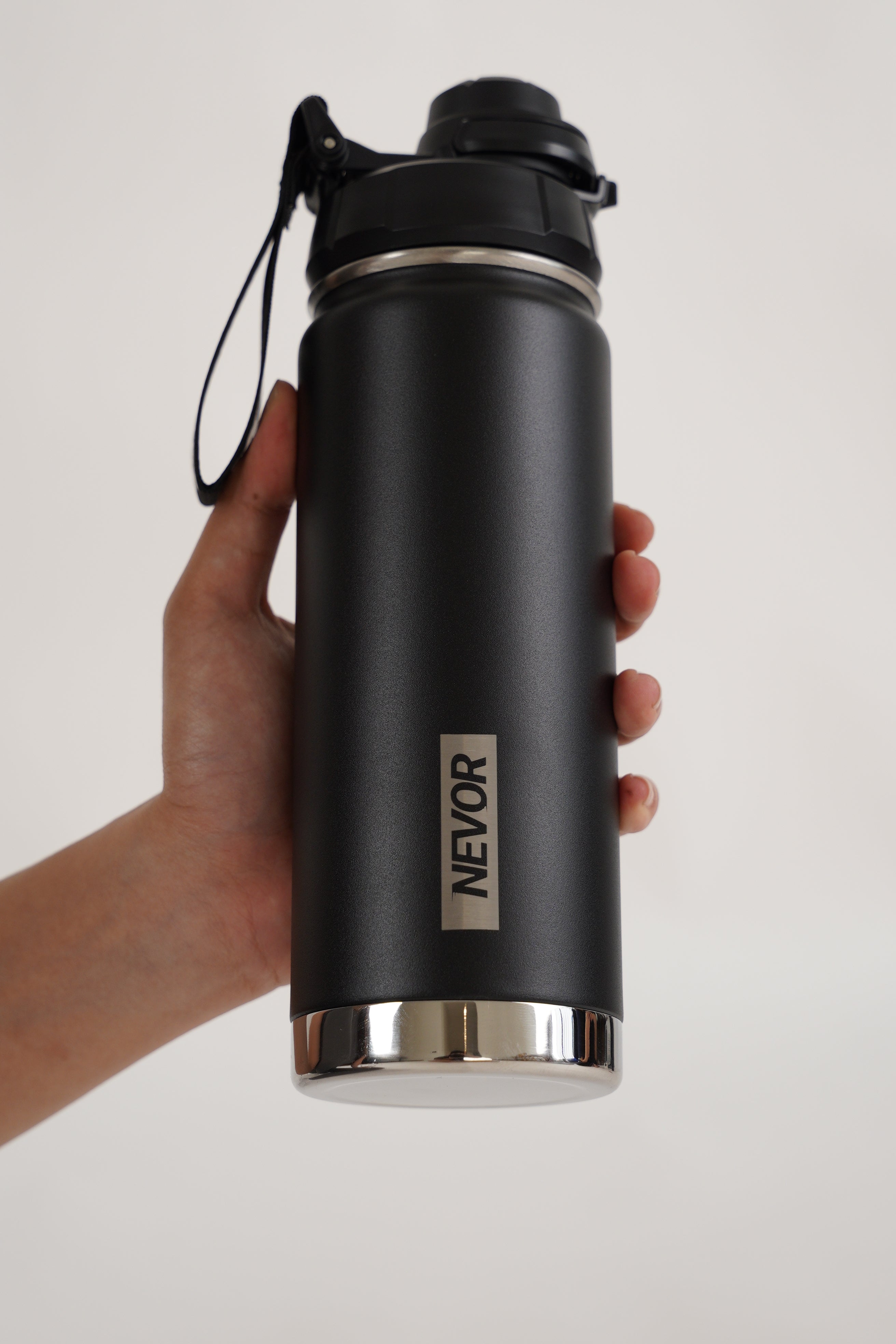 Bình Giữ Nhiệt Thể Thao NEVOR ACTIVE 532ml – Inox 304, Giữ Nóng 12H Lạnh 24H, Chống Rò Rỉ, Không BPA