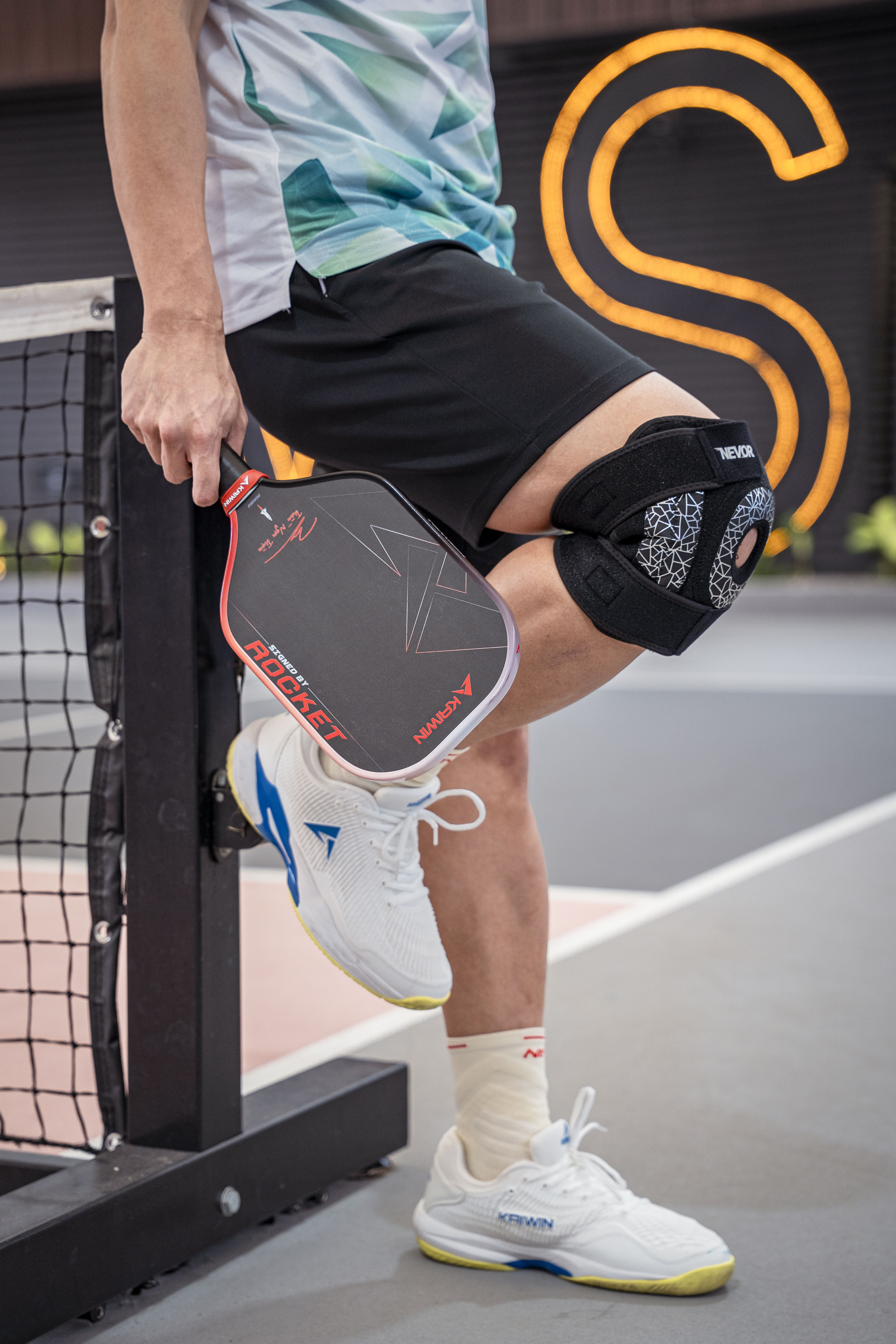 Bó Đầu Gối Nevor BDG14 Bảo Vệ Phục Hồi Chấn Thương Cố Định Tối Đa Thoáng Khí Vận Động Linh Hoạt Đá Bóng Pickleball...