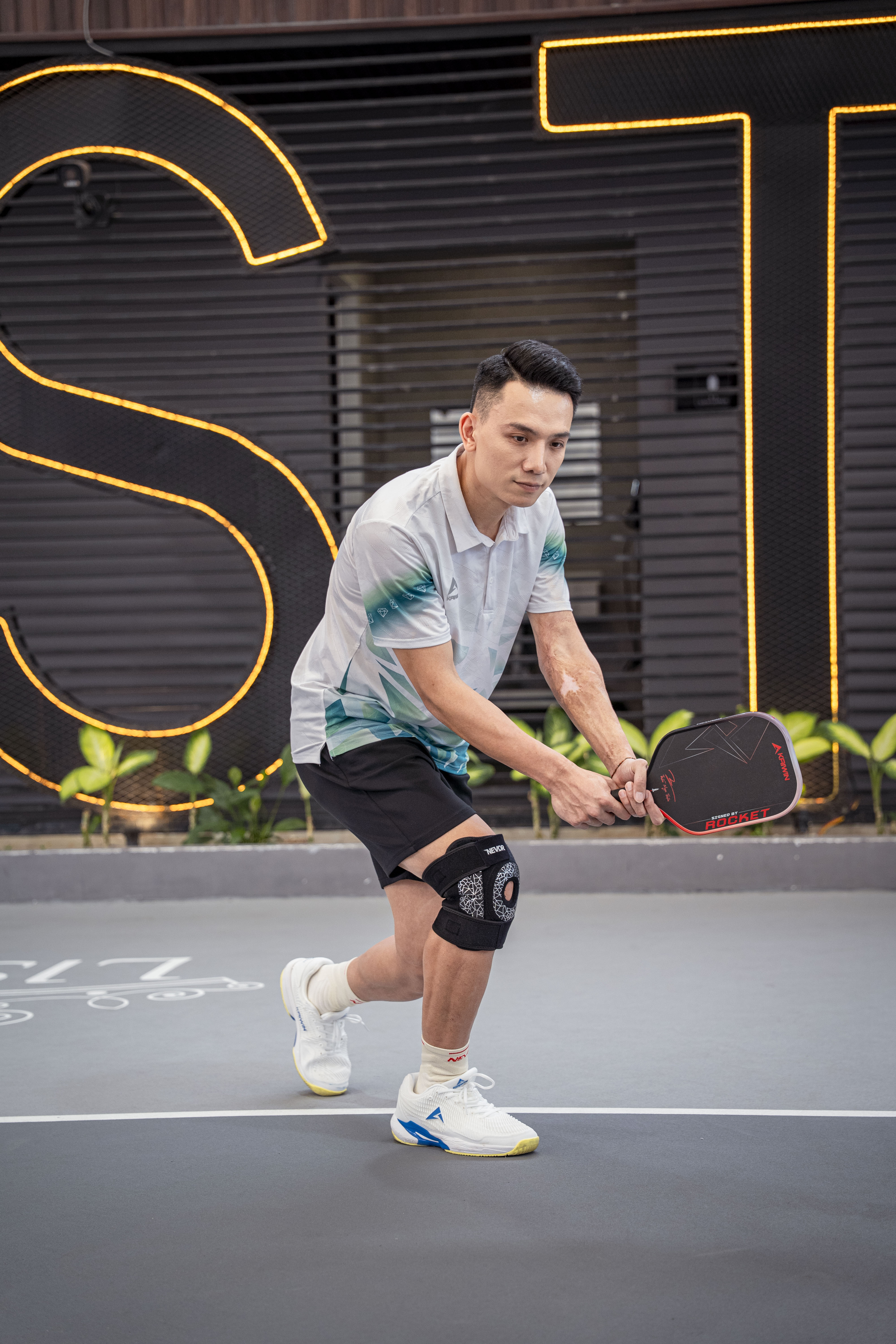 Bó Đầu Gối Nevor BDG14 Bảo Vệ Phục Hồi Chấn Thương Cố Định Tối Đa Thoáng Khí Vận Động Linh Hoạt Đá Bóng Pickleball...